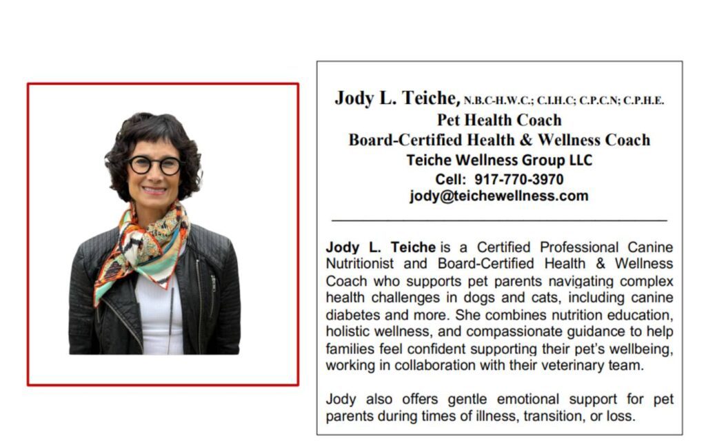 Jody L. Tichelaar, a certified health coach, smiling in a professional headshot.